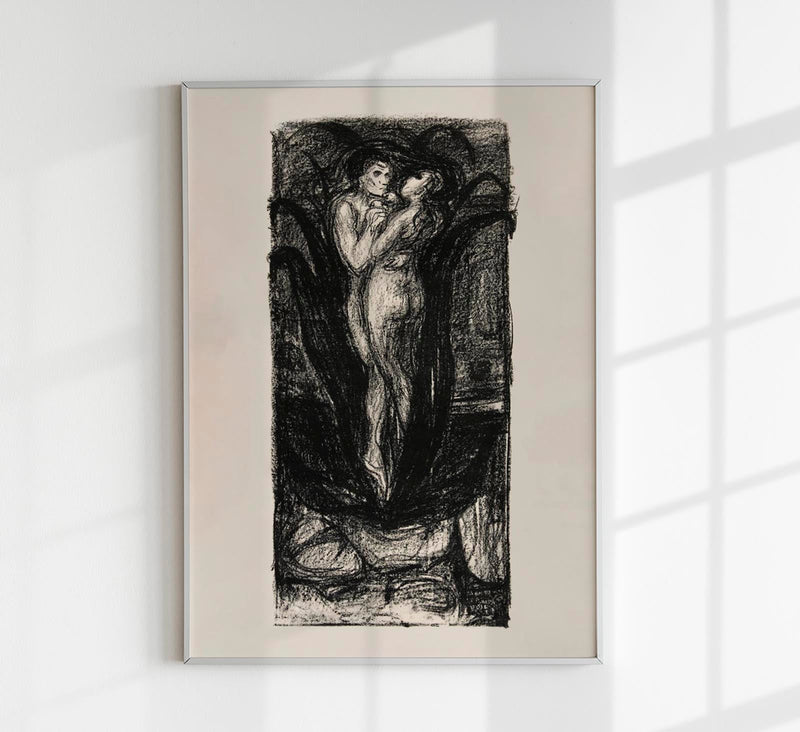 Edvard Munch „The Flower of Love“ Kunstdruck – Expressionismus Poster — Patroa Studio