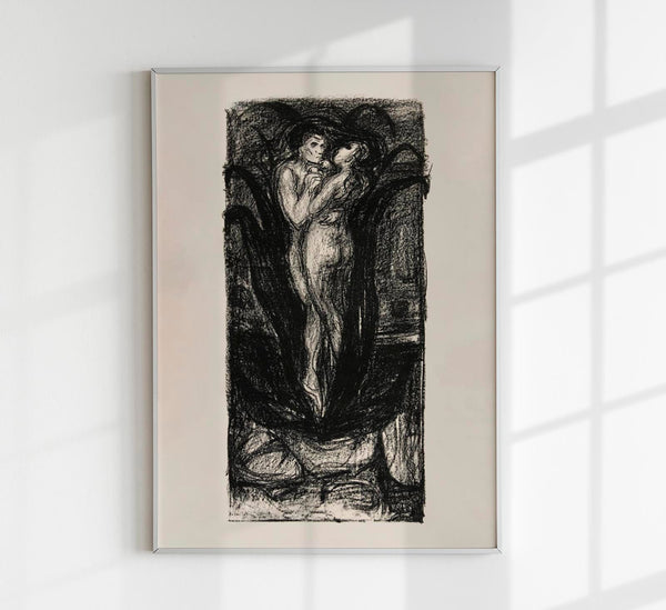Edvard Munch „The Flower of Love“ Kunstdruck – Expressionismus Poster
