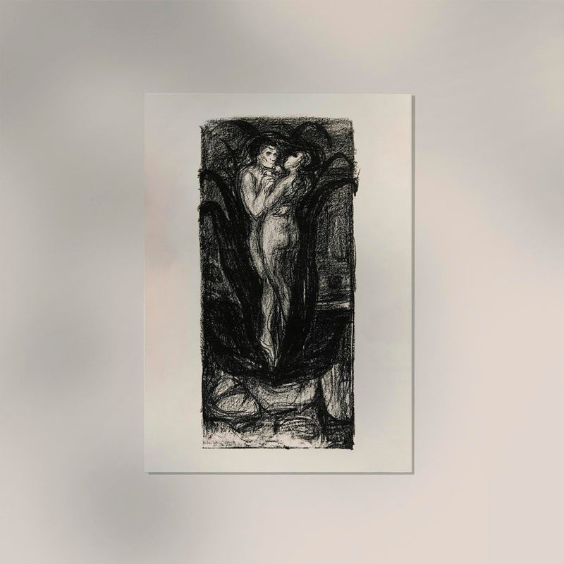 Edvard Munch „The Flower of Love“ Kunstdruck – Expressionismus Poster — Ansicht 2