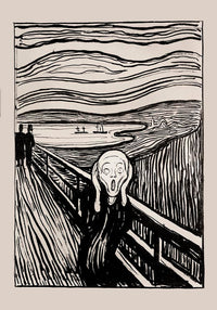 Edvard Munch The Scream Art Poster – Kunstdruck auf Archivpapier — Ansicht 3