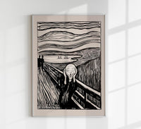 Edvard Munch The Scream Art Poster – Kunstdruck auf Archivpapier — Ansicht 1