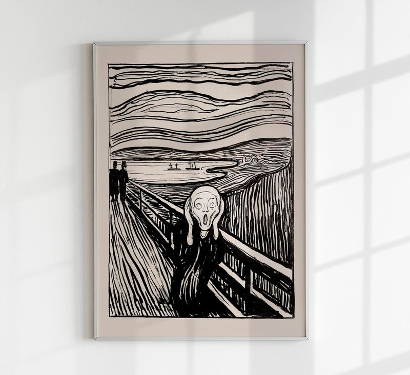 Edvard Munch The Scream Art Poster – Kunstdruck auf Archivpapier — Patroa Studio