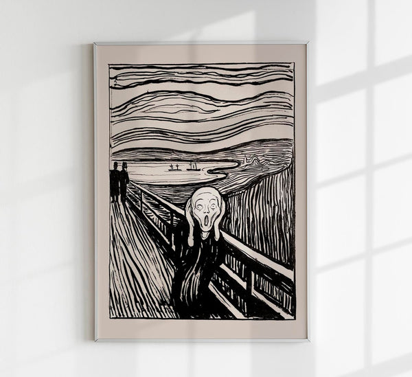 Edvard Munch The Scream Art Poster – Art Print on Archival Paper