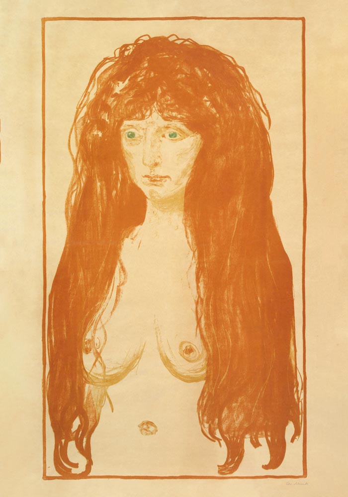 Edvard Munch The Sin Art Poster – Archival Fine Art Print — Ansicht 3