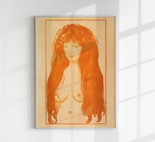 Edvard Munch The Sin Art Poster – Archival Fine Art Print