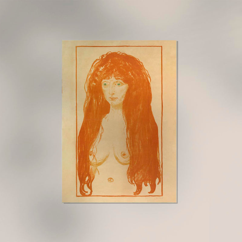 Edvard Munch The Sin Art Poster – Archival Fine Art Print — Ansicht 2