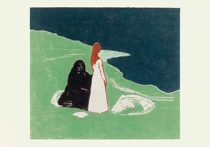 Edvard Munch Two Women on the Shore Art Poster – Art Print Expressionism — Ansicht 3