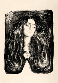 Edvard Munch The Brooch Art Poster – Art Print Expressionism — Ansicht 3