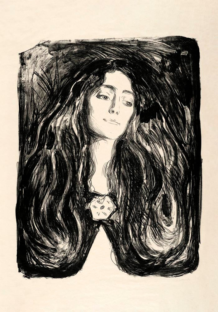 Edvard Munch The Brooch Art Poster – Art Print Expressionism — Ansicht 3