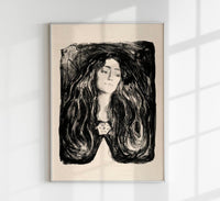 Edvard Munch The Brooch Art Poster – Art Print Expressionism — Ansicht 1