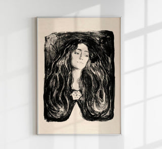 Edvard Munch The Brooch Art Poster – Art Print Expressionism