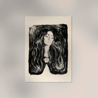 Edvard Munch The Brooch Art Poster – Art Print Expressionism — Ansicht 2