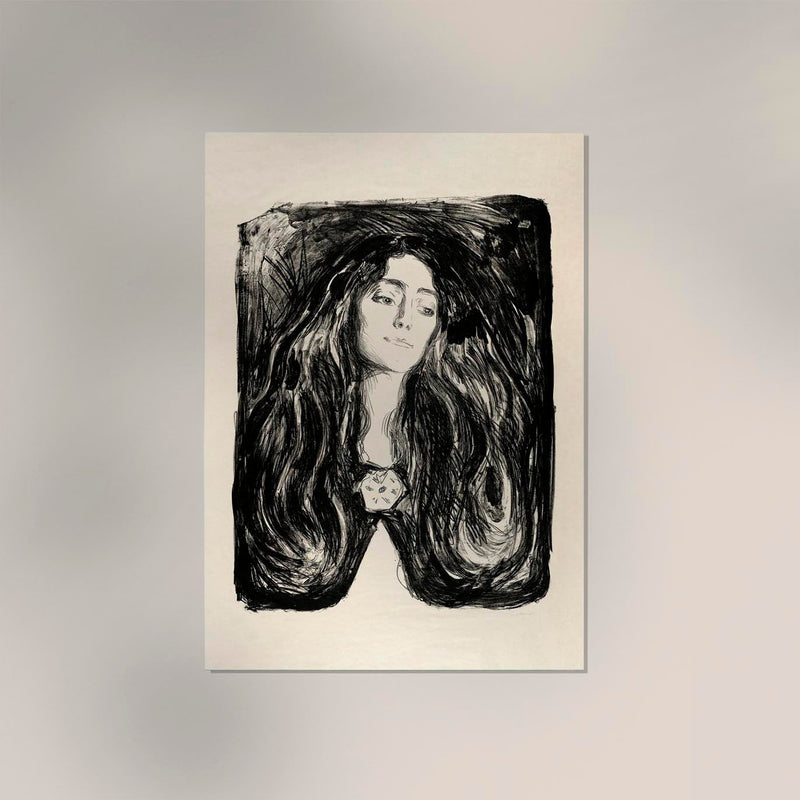 Edvard Munch The Brooch Art Poster – Art Print Expressionism — Ansicht 2