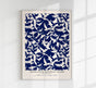 Doves in White and Blue – Art Exhibition Poster | Fine Art Print