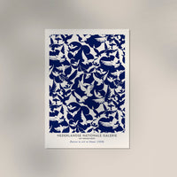 Doves in White and Blue – Art Exhibition Poster | Fine Art Print — Ansicht 3