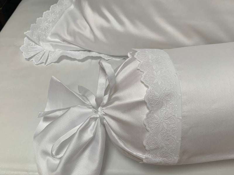 Bettwäsche Set Edelweiß Lace – 100% Baumwolle Satin 300 TC Bügelleicht — Ansicht 1