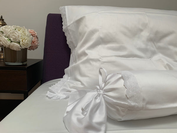 Bettwäsche Set Edelweiß Lace – 100% Baumwolle Satin 300 TC Bügelleicht