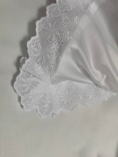 Bettwäsche Set Edelweiß Lace – 100% Baumwolle Satin 300 TC Bügelleicht