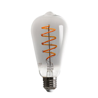 LED Spiral Filament Edison – Rauchglas | Extra Warmweiß | Dimmbar