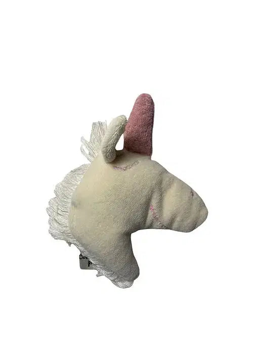 Organic Mini Rattle "Unicorn" – Organic Cotton Corn Fiber Handmade — Ansicht 3