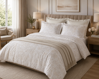 Bettwäsche Set Emma 60% Leinen 40% Tencel – Florale Natur — Ansicht 1