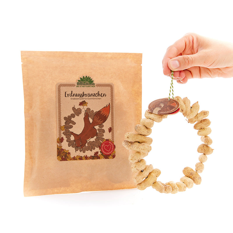 Erdnusskränzchen – Snack für Eichhörnchen — Ansicht 2