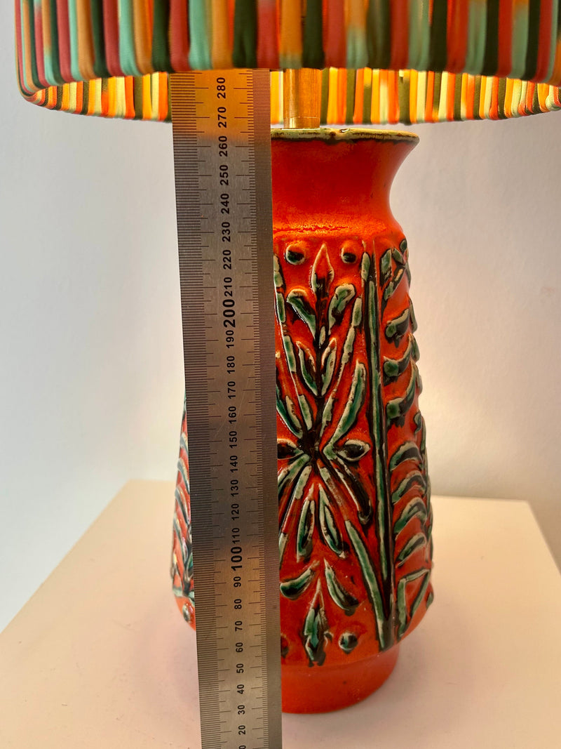 Seltene Uebelacker Vasenlampe – Keramik Tischlampe 1960er/70er — Ansicht 15