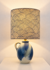 Kleine kabellose Lampe aus Original West Germany Vase — Ansicht 1