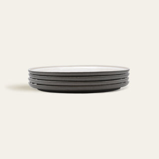 Stoneware plate Ddoria large – Granite Grey | Handmade | For stylish serving