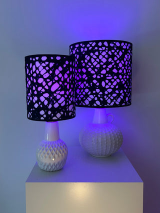 Seltene Jasba Tischlampe mit Japanschirm