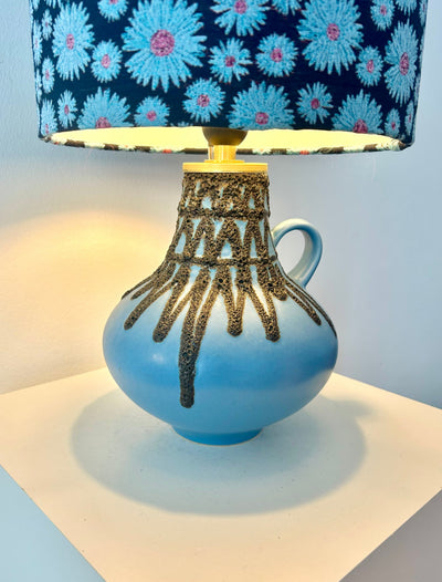 Seltene Fohr Vasenlampe – West German Pottery Fat Lava