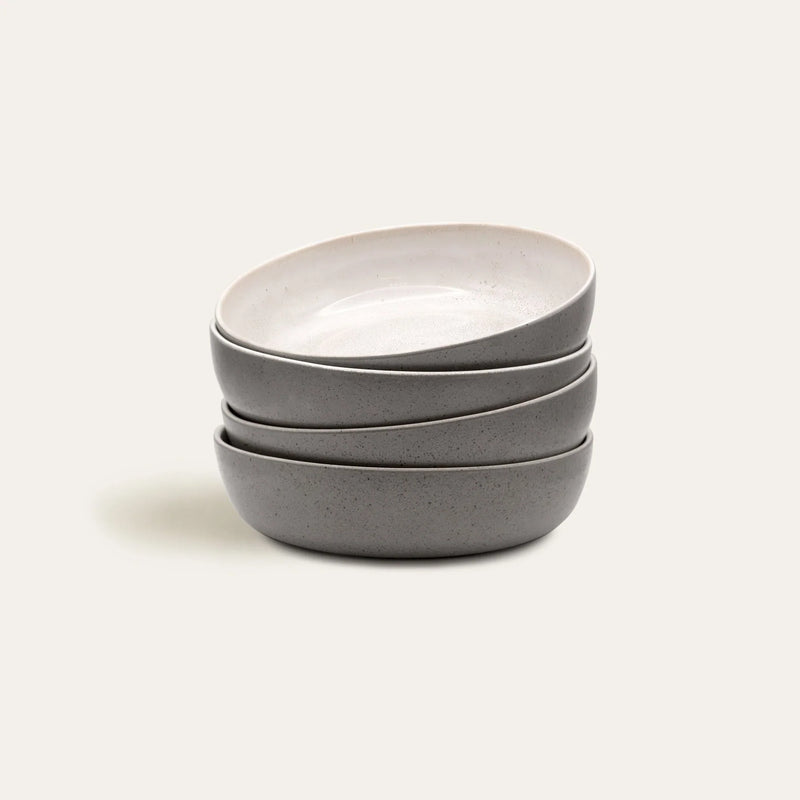Ddoria Steingut-Komplettset – Granit Grau | Handgemacht & robust — Ansicht 26