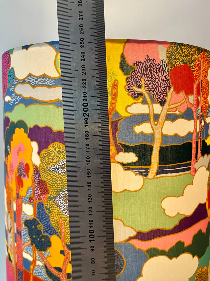Tischlampe aus Mid Century Vase von Cari Zalloni für Steuler - Liberty London Stoff — Ansicht 10