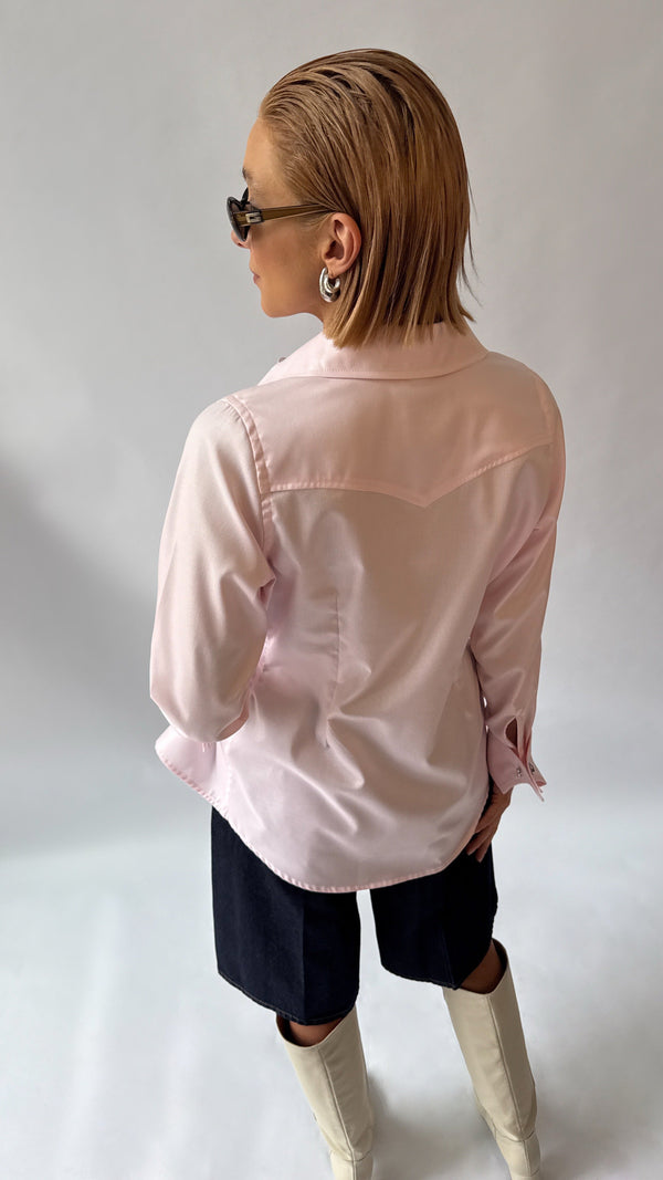 TILA – Rosa Bluse | Bügelleichte Baumwolle | Eleganz & Komfort