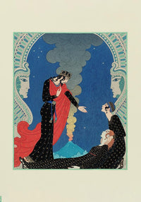 Empedocles and Panthea Vintage Poster – Patroa Studio Art-Deco Kunstdruck — Ansicht 1