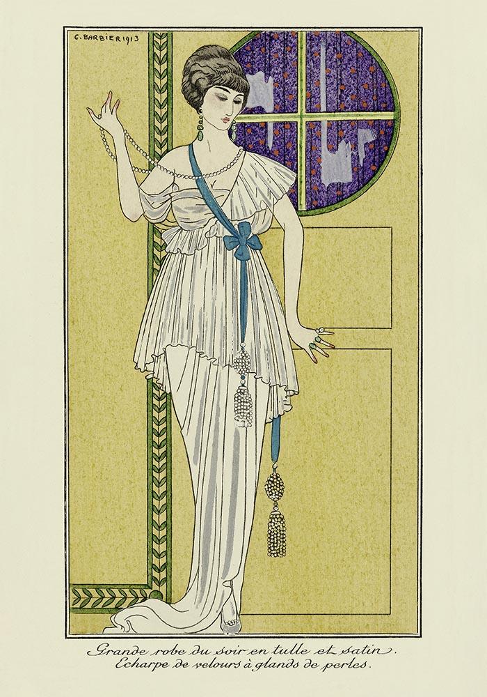 Grande Robe du Soir Vintage Poster von Patroa Studio — Patroa Studio