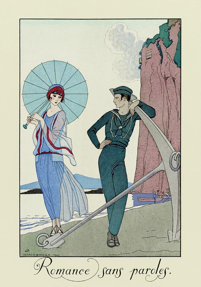 Romance Sans Paroles Vintage Poster – Patroa Studio Kunstdruck — Patroa Studio