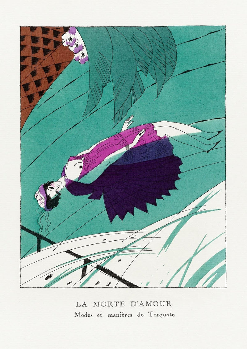 La Morte D'Amour Vintage Poster – Kunstdruck Art Deco — Patroa Studio