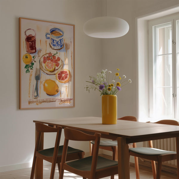 Lunch Break Art Print – Illustration Poster by Patroa Studio