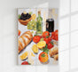 At the table Art Print – Illustration Poster by Patroa Studio