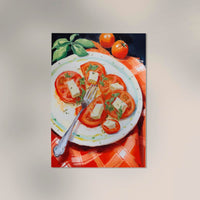 Tomatoes Salad Art Print – Poster von Patroa Studio — Ansicht 3