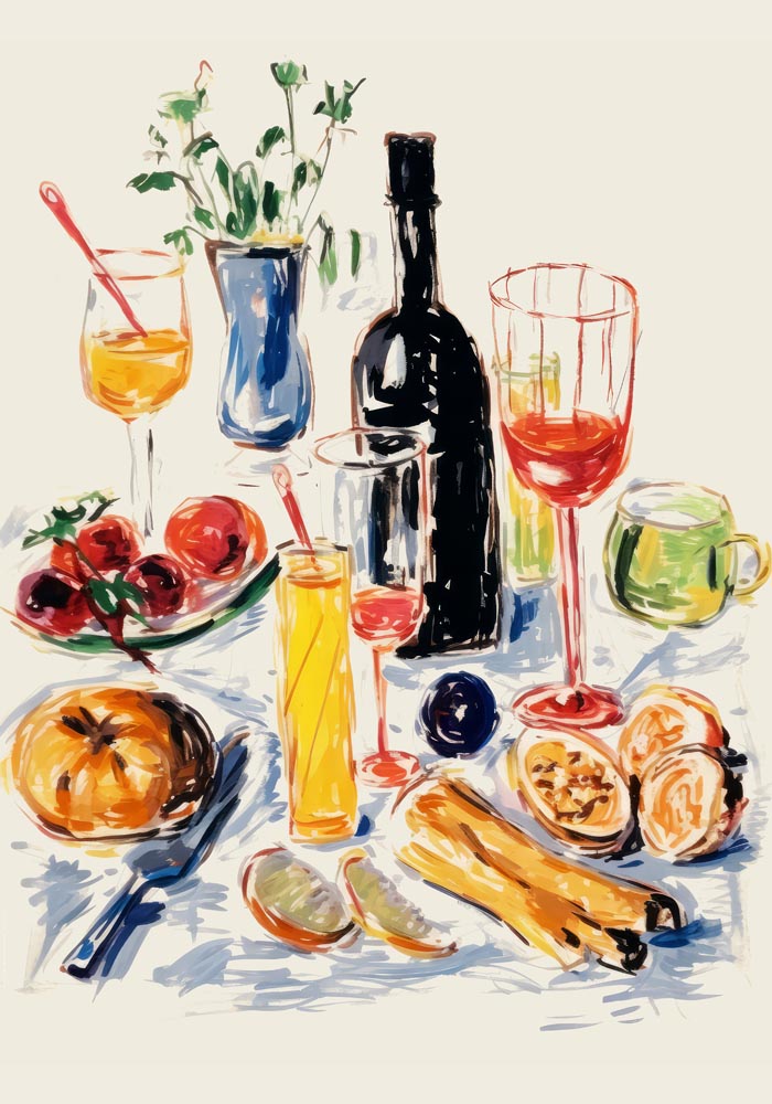 Little Party at the Table Art Print – Poster by Patroa Studio — Ansicht 4