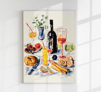 Little Party at the Table Art Print – Poster by Patroa Studio — Ansicht 1