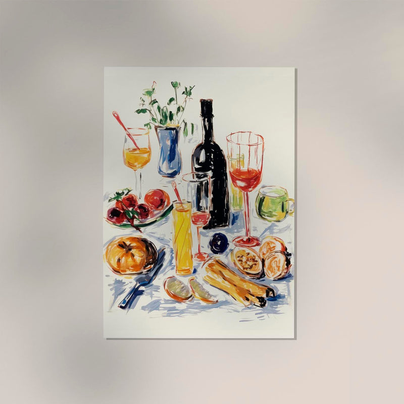 Little Party at the Table Art Print – Poster by Patroa Studio — Ansicht 3
