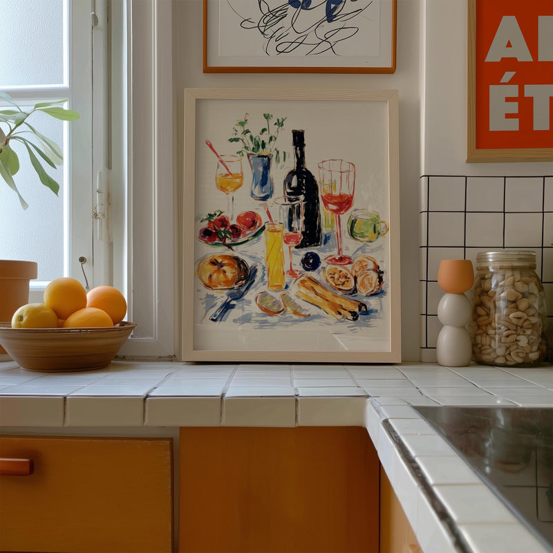 Little Party at the Table Art Print – Poster by Patroa Studio — Ansicht 2