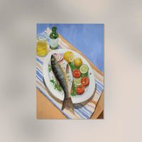 Grilled Fish Art Print – Kunstdruck aus Japan-Papier — Ansicht 3