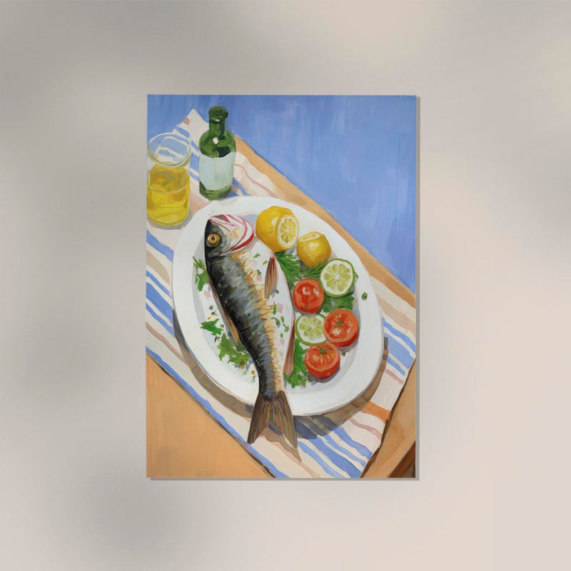 Grilled Fish Art Print – Kunstdruck aus Japan-Papier — Ansicht 3