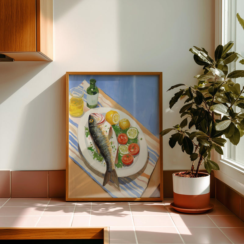 Grilled Fish Art Print – Kunstdruck aus Japan-Papier — Ansicht 2