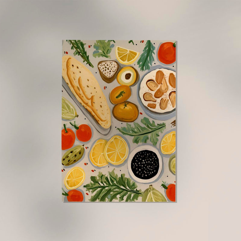 Yummy Table Art Print – Poster von Patroa Studio — Ansicht 3