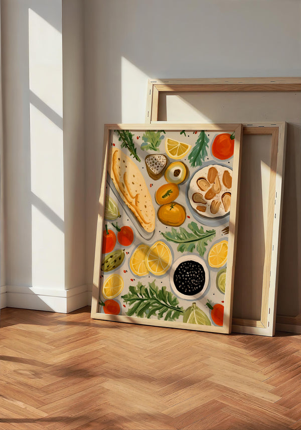 Yummy Table Art Print – Poster von Patroa Studio